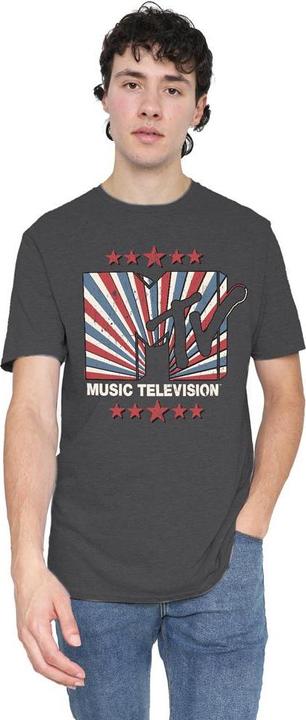 Actual product image MTV Unisex Adult Americana T-Shirt (XXL)