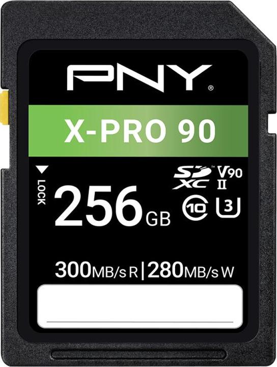 Image du produit PNY X-Pro 90 (256 Go, SDXC, U3, UHS-II)