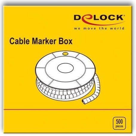Productafbeelding Delock Kabelmarkering nr. 9, geel 500 stuks