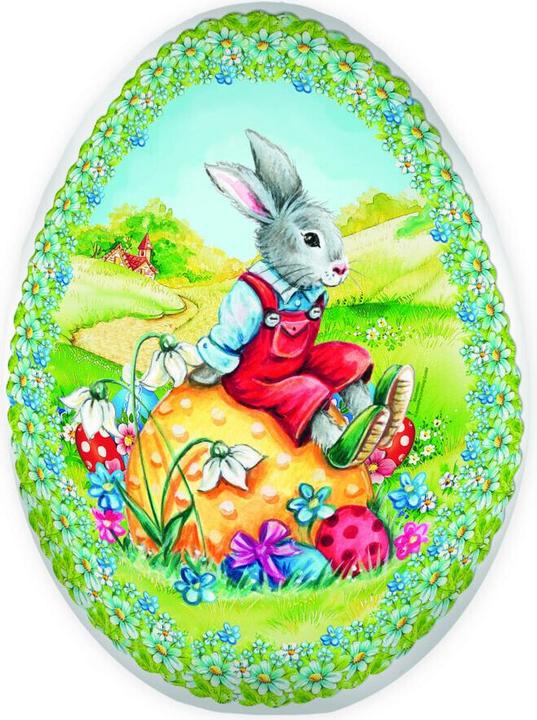 Easter egg to fill 18 cm bunny boy filling cardboard egg (18 cm)