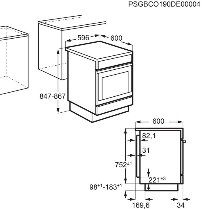 Produktbild AEG CCB 6445 BBM edelstahl