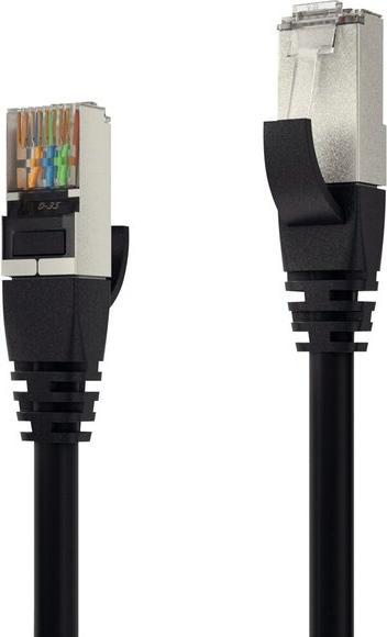 Image du produit Büroring Patchkabel CAT 6A S/FTP, 7,5 m, schwarz (7.50 m)