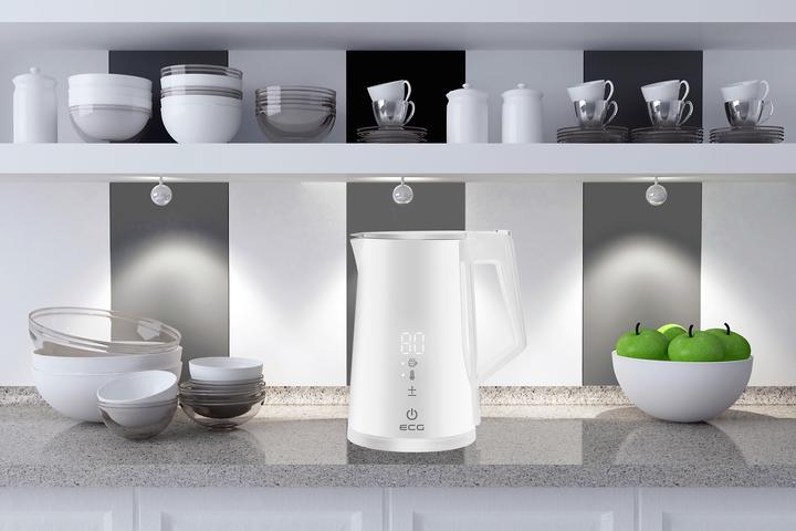 Produktbild ECG RK 1893 Digitouch electric kettle White (1.70 l)