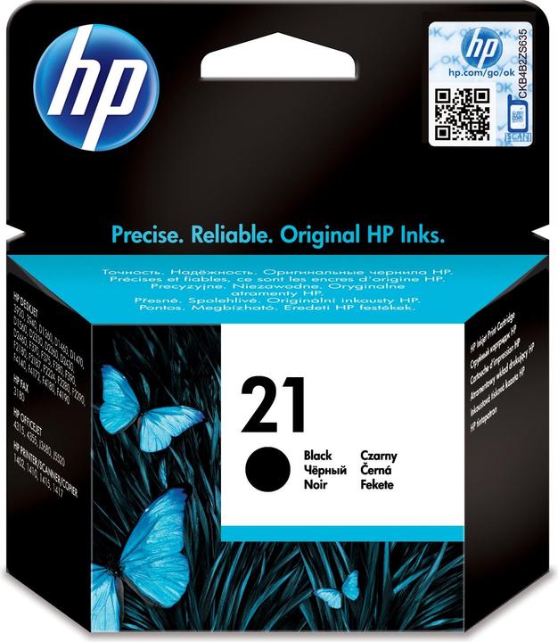 HP 21 - Schwarz - Original - Tintenpatrone - für Deskjet F2149, F2179, F2185, F2210 (BK)