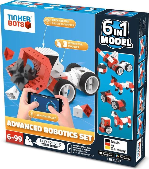 Actual product image Tinkerbots Robotics Advanced Set 6 in 1