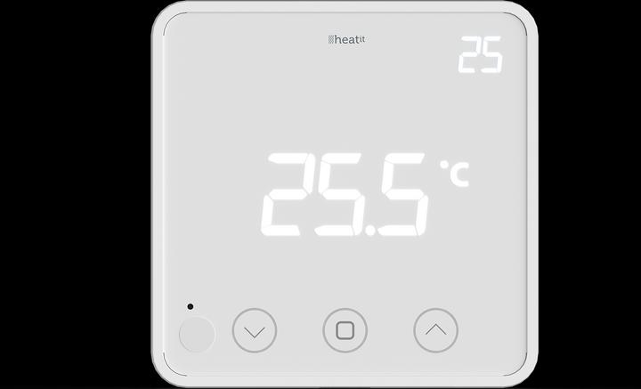 Produktbild Heatit Z-Temp2 thermostat - battery RAL 9003