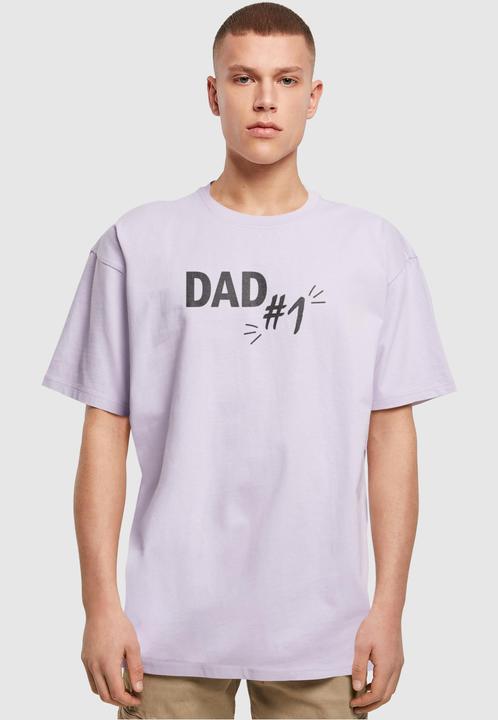 Produktbild Merchcode Fathers Day - Dad number 1 Heavy Oversize Tee - 115173 (M)