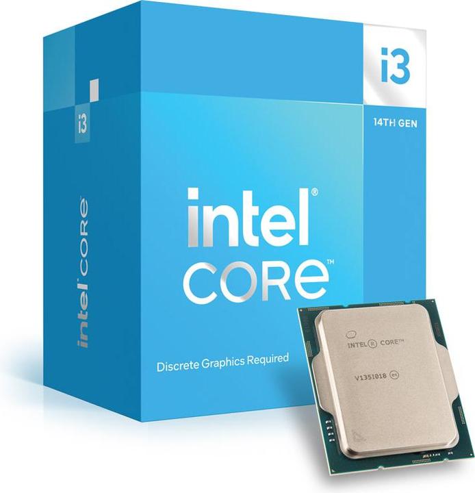 Actual product image Intel Core i3-14100F (LGA 1700, 3.50 GHz, 4 -Core)