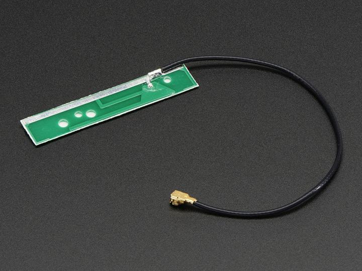 Actual product image Adafruit 2.4GHz Mini Flexible WiFi Antenna w/uFL Connector 100mm (Aerial)