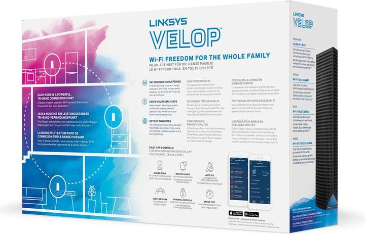 Image du produit Belkin Système Wi-Fi domestique complet Linksys VELOP Mesh WHW0303