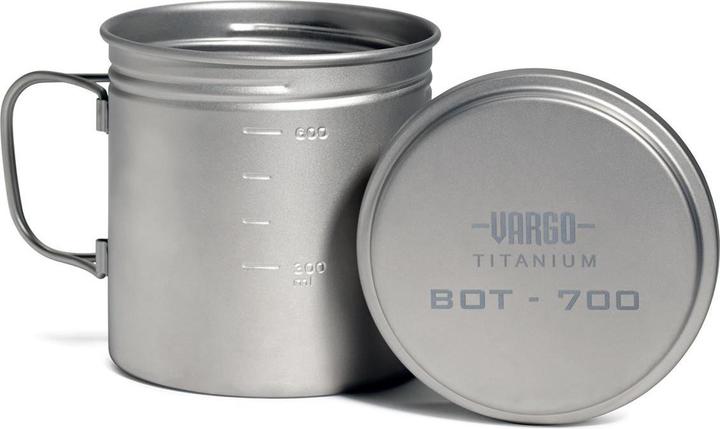 Produktbild Vargo BOT Outdoor Topf Und Trinkflasche Aus Titan 0,7L Ultraleicht
