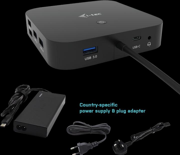 Actual product image i-tec Dual Display (USB-C, 10 Ports)