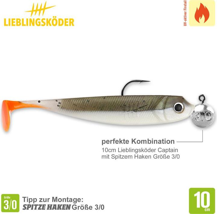 Produktbild Lieblingsköder Captain (trübes Wasser, Sonne) (10 cm)