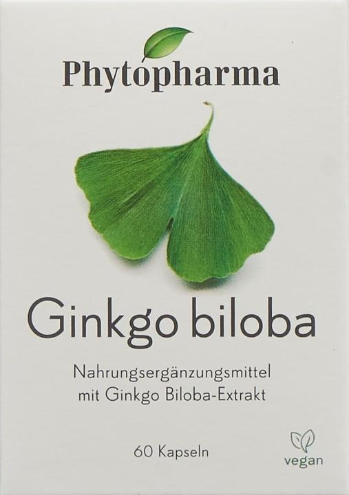 Phytopharma Ginkgo biloba Kapsel (60 Pezzo/i, Pillole, 22.20 g)