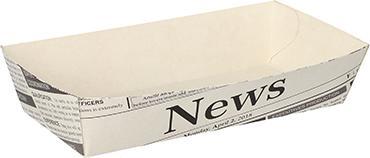 Produktbild Papstar Pommes-Frites-Trays "Newsprint" (50 x)