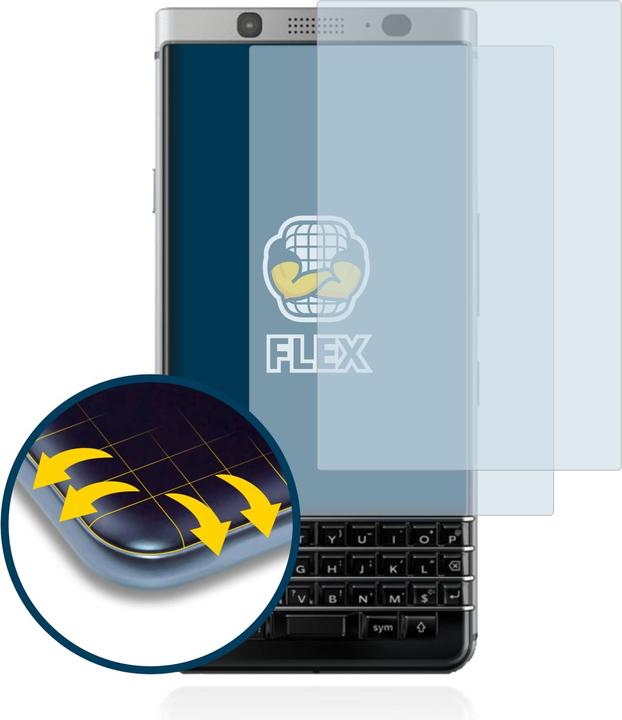 Produktbild BROTECT Full-Cover Displayschutz (2 Stück, Blackberry KEYone)