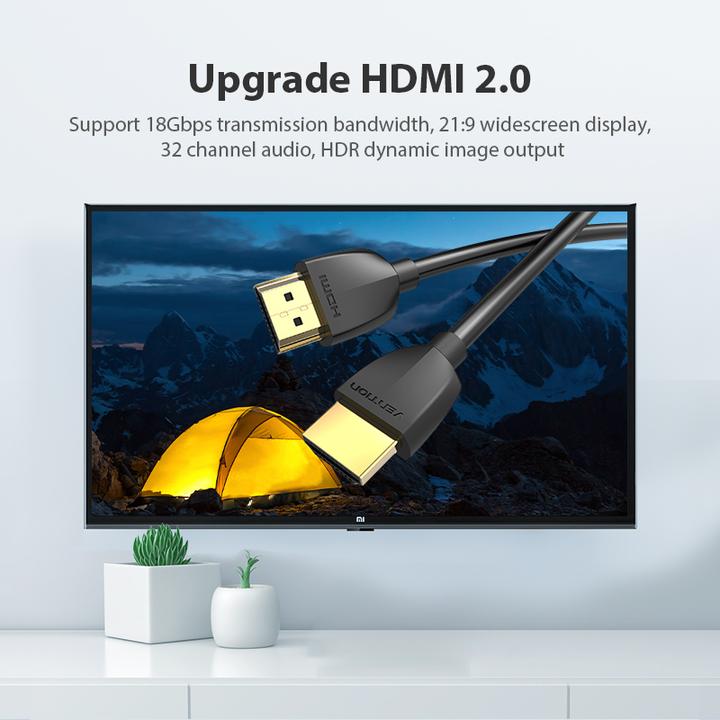 Actual product image Vention Cable HDMI AAIBF 1m (black) (1 m, HDMI)