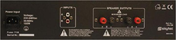 Immagine prodotto Skytec Amplificatore di potenza SPL 400 Nero (Fase finale)