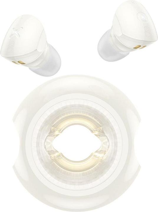 Actual product image Hoco EW71 Mini donut, white (6 h, Wireless)