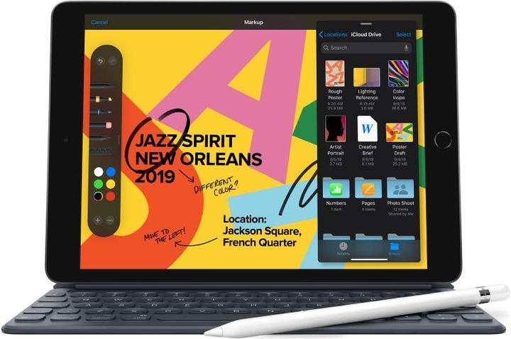 Produktbild Apple iPad (2019) (4G, 10.20", 32 GB, Space Gray)
