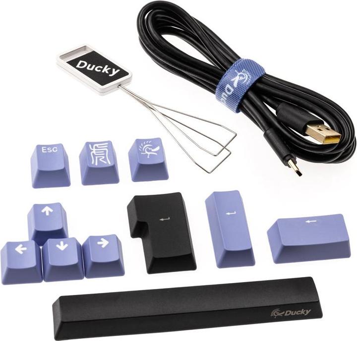 Produktbild Ducky One 2 Pro Mini Gaming Tastatur, RGB LED - Kailh White (DE, Kabelgebunden)