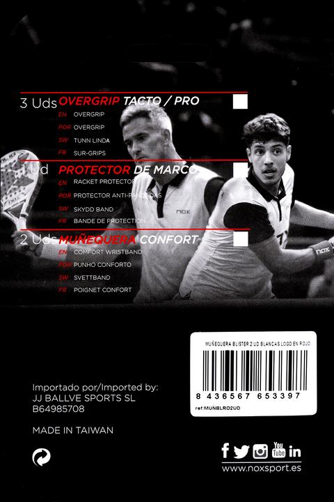 Actual product image Nox Sports wristbands (One size)