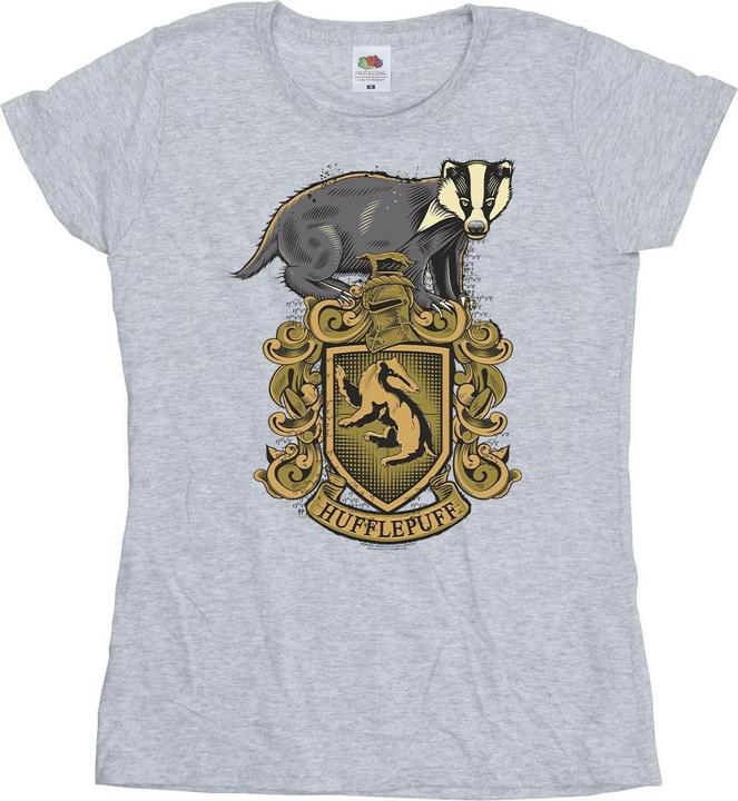 Immagine prodotto Hufflepuff Sketch Crest Maglietta Donna (M)