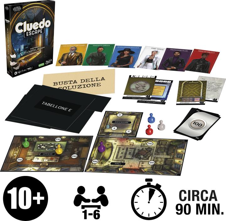 Immagine prodotto Hasbro Gaming Fuga da Cluedo (Italiano)