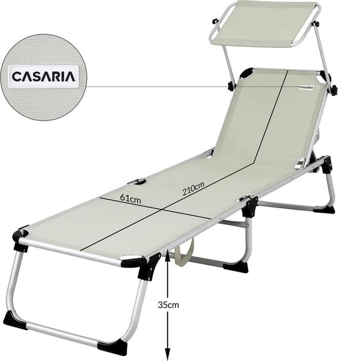 Image du produit Casaria Bain de soleil (210 cm)
