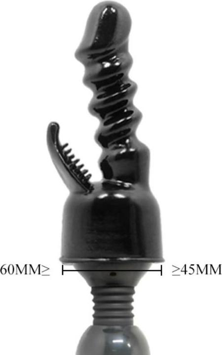 Actual product image Baile Riffled Hand" attachment for massage wand