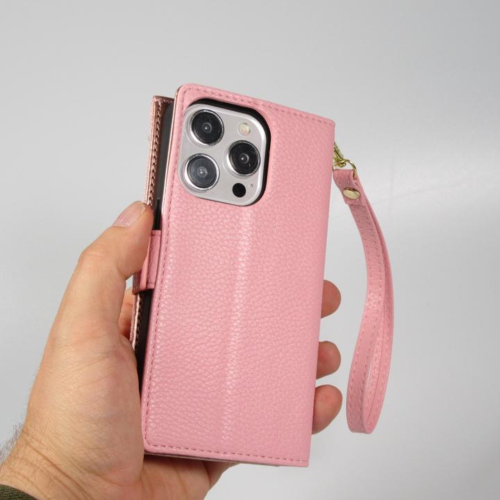 Produktbild PhoneLook Hülle Flip Wallet aus veganem Leder mit Brieftasche und Magnetverschluss te (Apple iPhone 15 Pro Max)