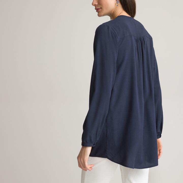 Actual product image Anne Weyburn Long-sleeved voile tunic (38)