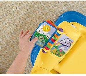Produktbild Fisher-Price CDF63 baby car seat Blue, Yellow (Kindersitzerhöhung)