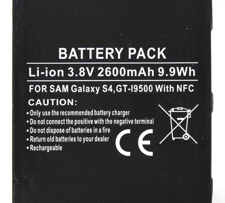 Image du produit AGI 21737 - Batterie - Samsung - GALAXY S4 VE LTE - noir - Lithium-Ion (Li-Ion) - 260