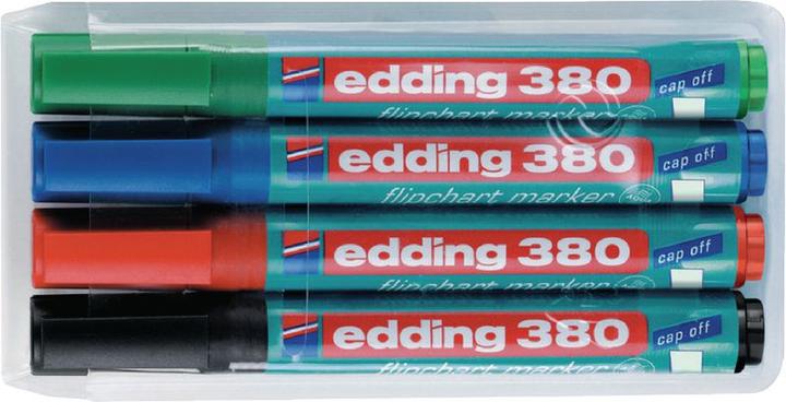 Image du produit Edding 380 (Multicolore, 3 mm, 4 x)