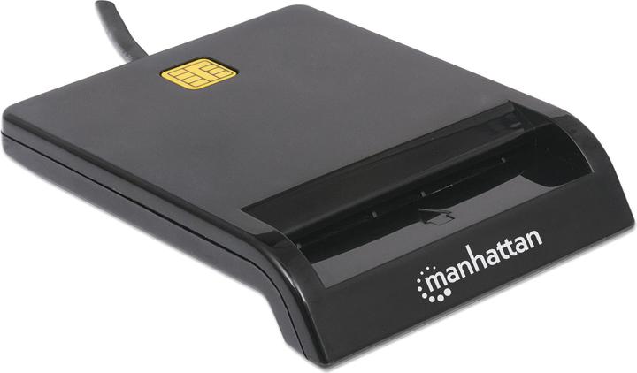 Manhattan USB-A aansluiting, chipkaartlezer, extern (USB 2.0)