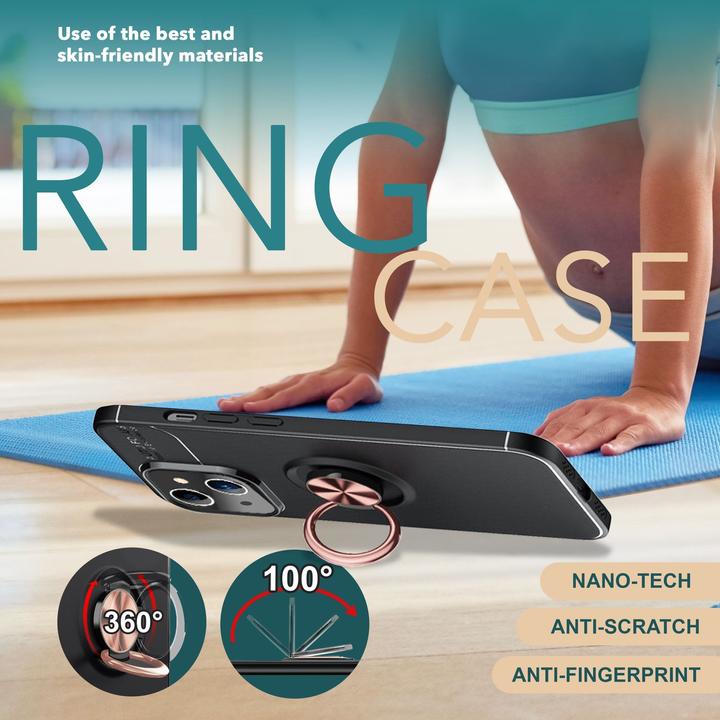Produktbild Nalia Matte Ring Silikon Hülle (Apple iPhone 15)