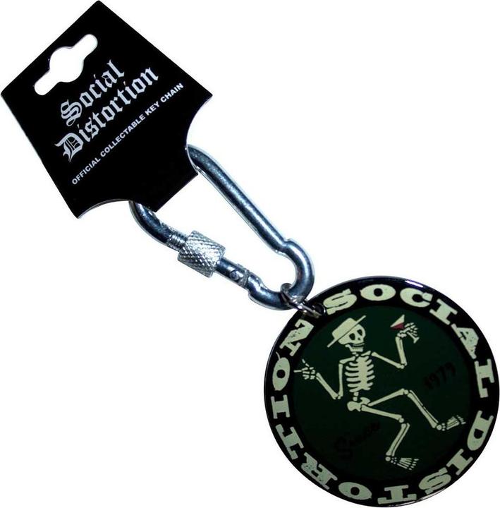 Actual product image Social Distortion Classic Logo Keyring