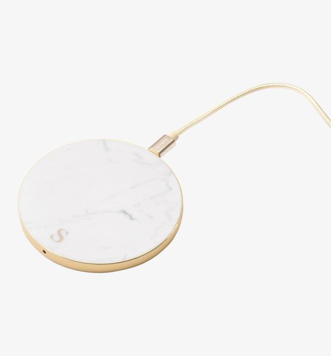 Actual product image Safari Selection Charging station CIRCLE MARBLE white/small patterned (10 W)