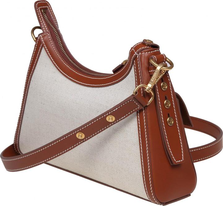 Image du produit Balmain b-buzz hobo bag en toile et cuir