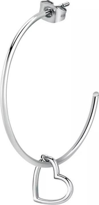 La Petite Story Single Earring Steel C Hoop+He (Edelstahl)