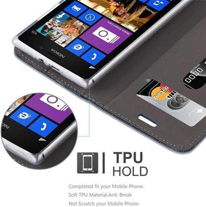 Actual product image Cadorabo Book Jeans Optics Cover (Nokia Lumia 925)