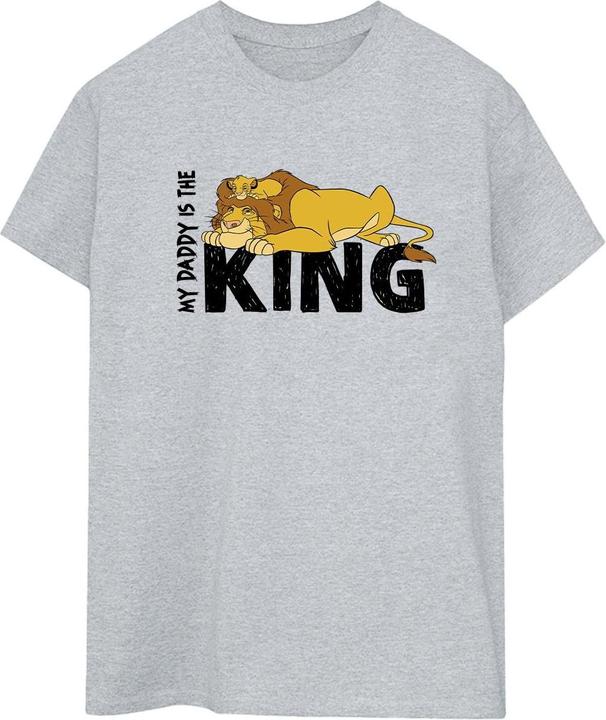 Immagine prodotto Disney The Lion King Daddy Is King Maglietta Ampia Donna (3XL)