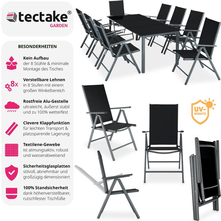 Image du produit tectake Ensemble de sièges (189 cm)