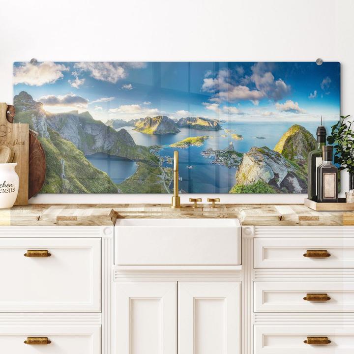 Image du produit Trenddeko Roemmelt - Vue du panorama de Reinebringen (30 x 80 cm)