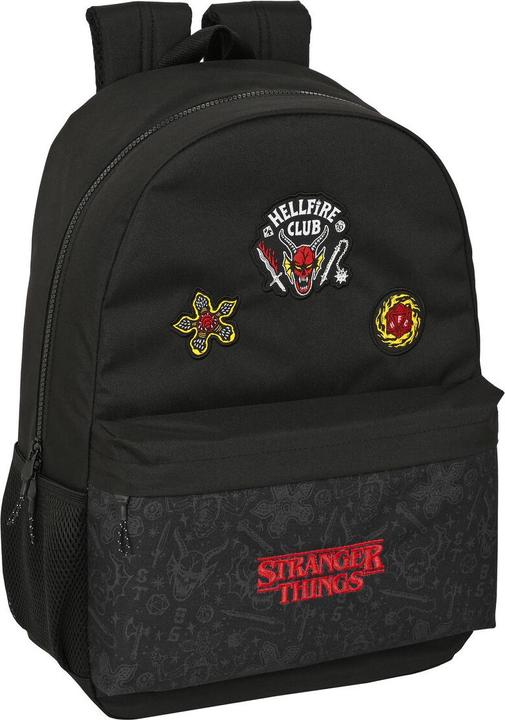 Produktbild Universal Textiles Schulrucksack Stranger Things Schwarz 30 x 46 x 14 cm