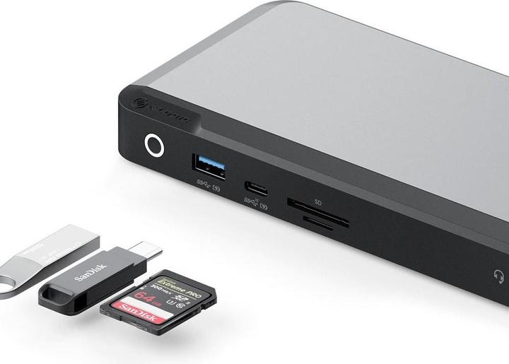 Produktbild Alogic USB-C Triple 4k Docking (USB-C, 3 Ports)