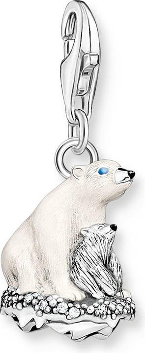 Immagine prodotto Thomas Sabo Ciondolo con orsi polari in argento (Argento 925, Smalto)