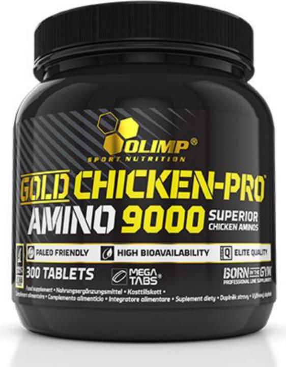 Olimp Sport Nutrition Gold Chicken-Pro Amino 9000 (300 Mega Tabs) (300 Stück, Tabletten)