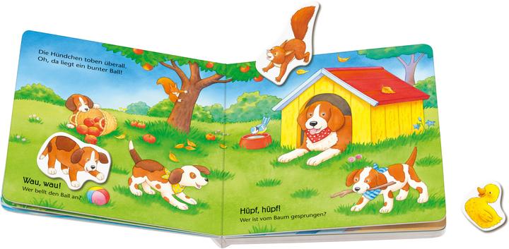 Immagine prodotto Ravensburger Il mio primo libro magnetico: Chi appartiene a chi? Bambini animali - Libro magnetico a partire da (Tedesco)